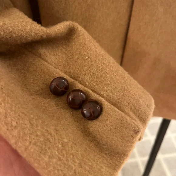 Vintage Camel Hair and Wool Blazer Academia Prep Classic Quiet Luxury Old Money - Picture 5 of 5